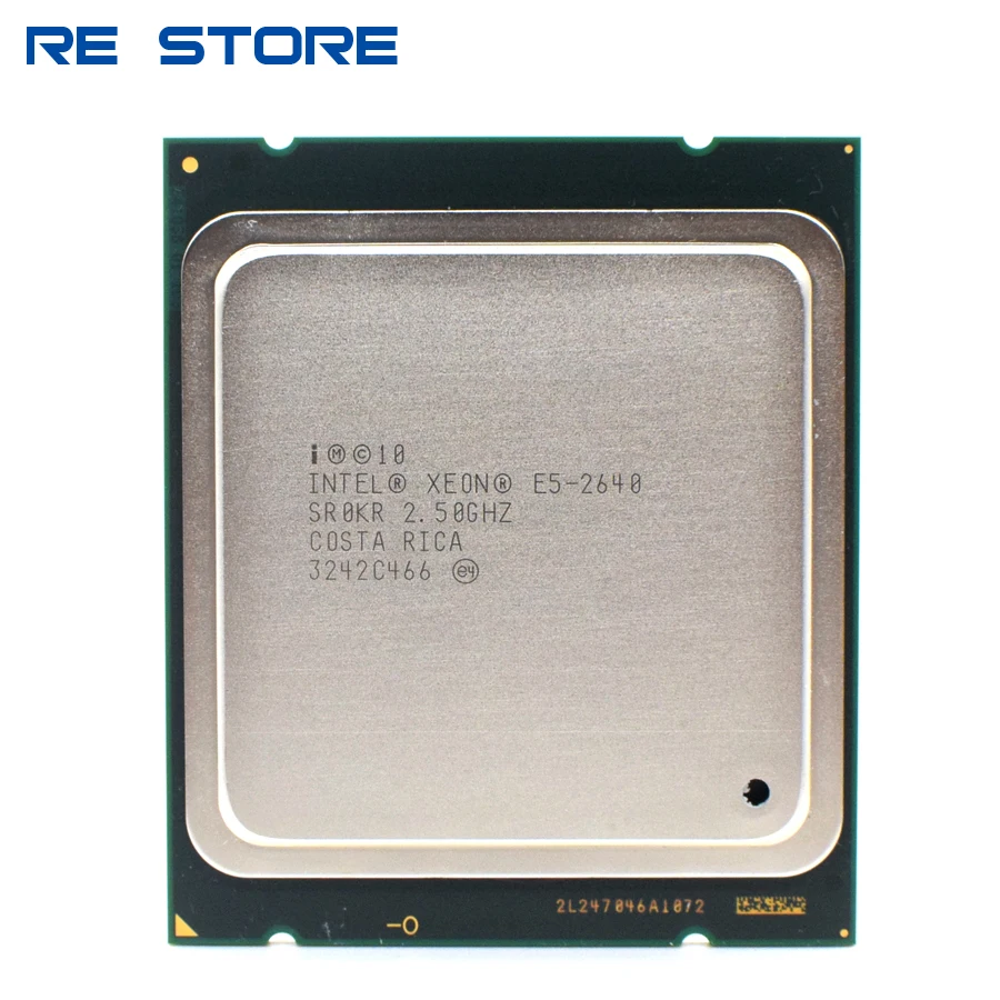 Процессор Intel Xeon E5 2640 2011 ГГц 6 ядер lga 2 5|xeon e5-2640|intel xeonprocessore cpu |
