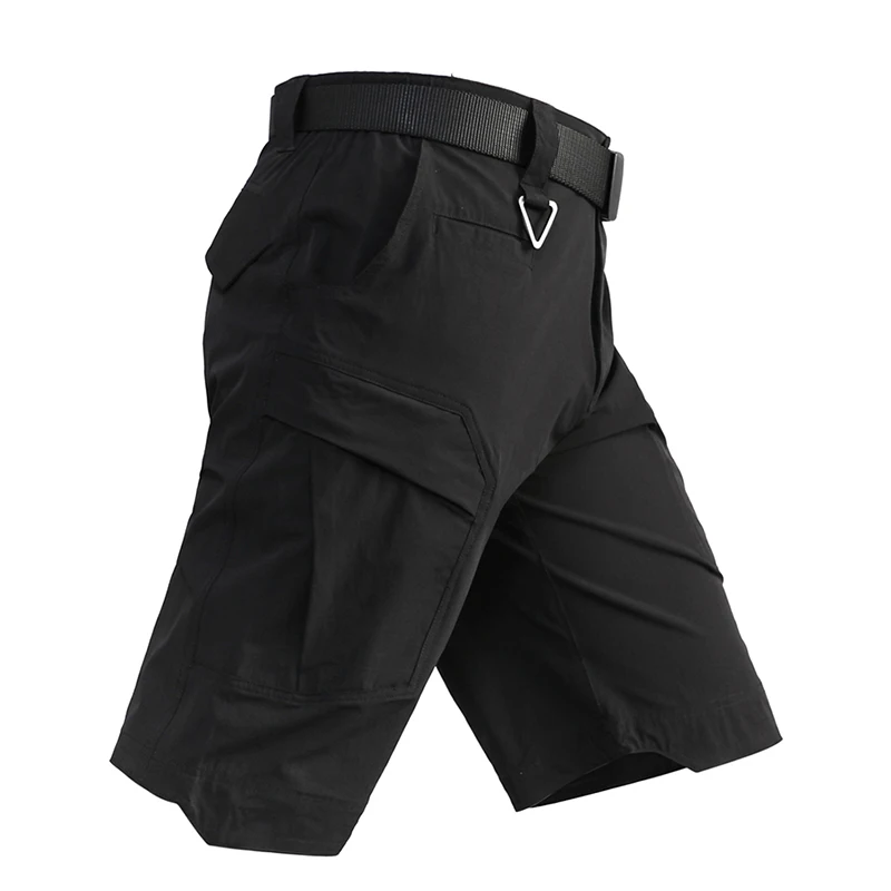

Men's Waterproof Work Shorts Military Tactical Stretch Army Combat Cargo Short Male Multi Pocket Airsoft Short Pants