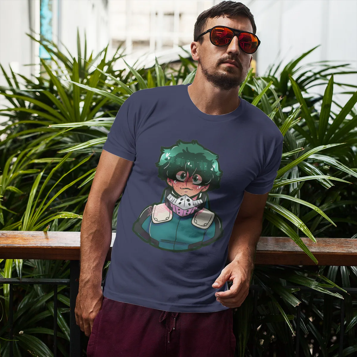 Мужской Izuku и Midoriyas одежда героев Bust Anime Все за один Необычная Милая Классическая