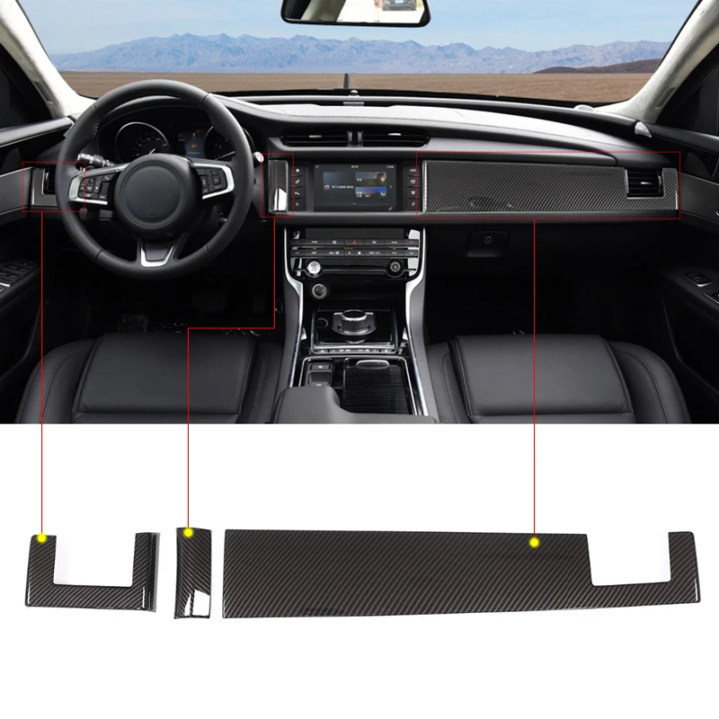 LHD Центральная панель приборной панели автомобиля Co-Pilot декоративная обшивка