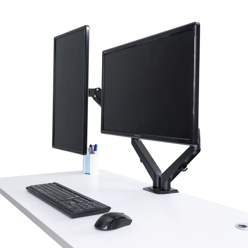 

BEISHI Full Motion Monitor Arm Bracket Suit For 13-27 Inch 2 Monitors Stand Support VESA 75*75mm 100*100mm
