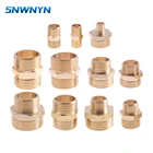 Латунный штуцер для труб с шестигранной головкой, 18 дюйма, 14 дюйма, 38 дюйма, 12 дюйма, 34 дюйма, 1 дюйм, стандарт BSP, наружная резьба, быстрый адаптер, соединитель для воды, масла, Газа