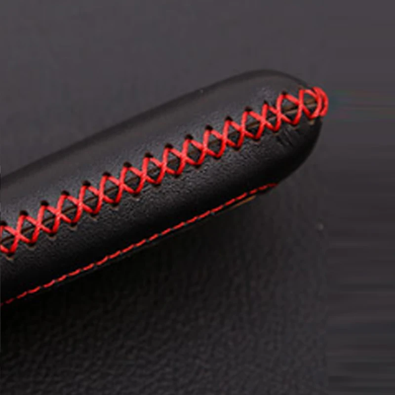 Модифицированные кнопки кожаный чехол для автомобильного ключа Mitsubishi outlander 2016 2017