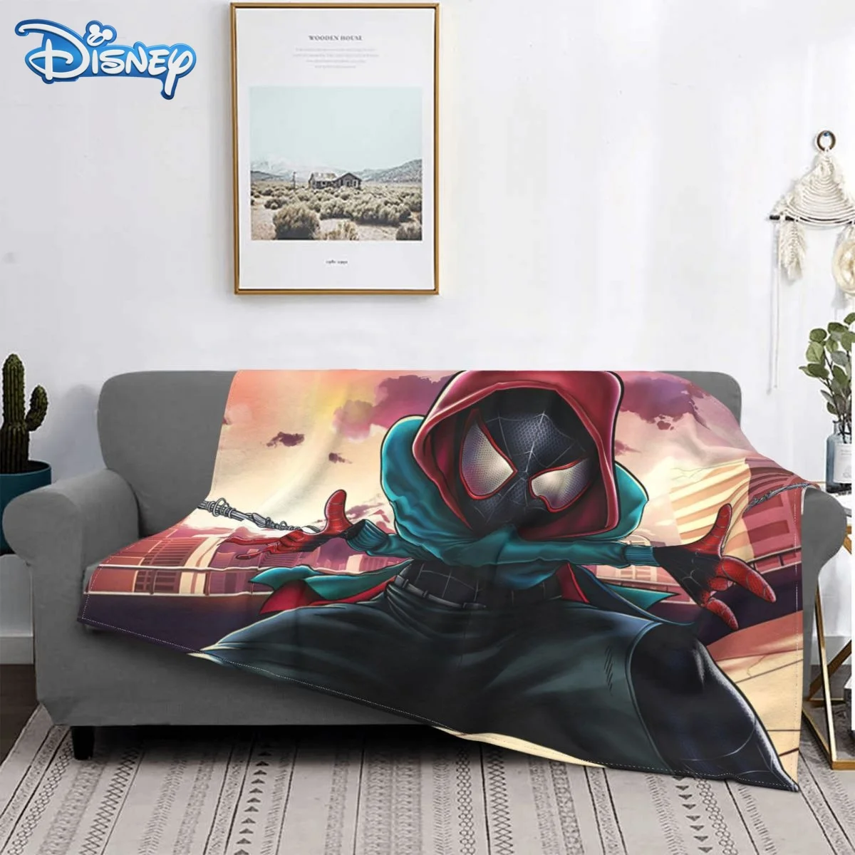 

Disney Marvel Spider-Man Plush Blanket 3D Printing Sherpa Adult Children Blanket Soft Warm flannel Throw Sofa Bed Cover Plaid