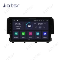 6128g for honda civic 2016 2017 2018 android 10 car radio multimedia video player gps 10 ips screen dsp carplay 4g lite