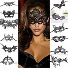 Сексуальная Женская кружевная маска для лица, маски для вечеринок венецианские костюмы для маскарада и Хэллоуина, маскарадный бал, выпускной, костюм на Хэллоуин