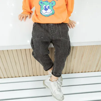 

Toddler Jeans 2020 Spring Autumn New Children's Denim Pants Baby Boys and Girls Casual Jeans Kids Cowboy Trousers Baby Clothes
