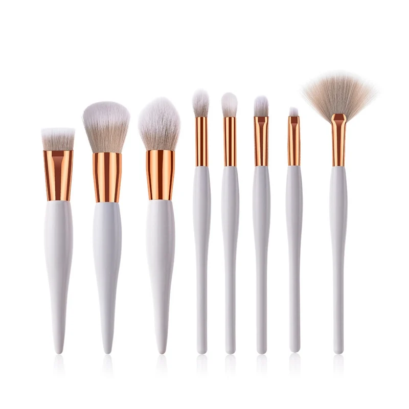 Мягкая кисточка для макияжа синтетические головки кисточки с деревянной ручкой