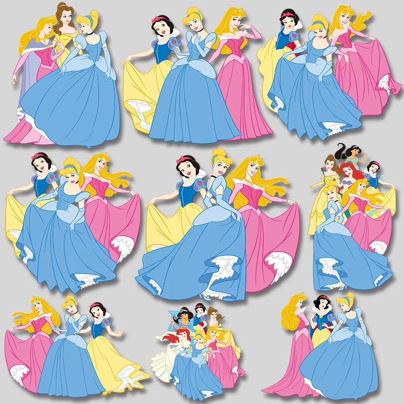

Disney Princess Stickers on Clothes Iron-on Transfers Thermal transfer printing Patches for Clothing DIY T-shirt