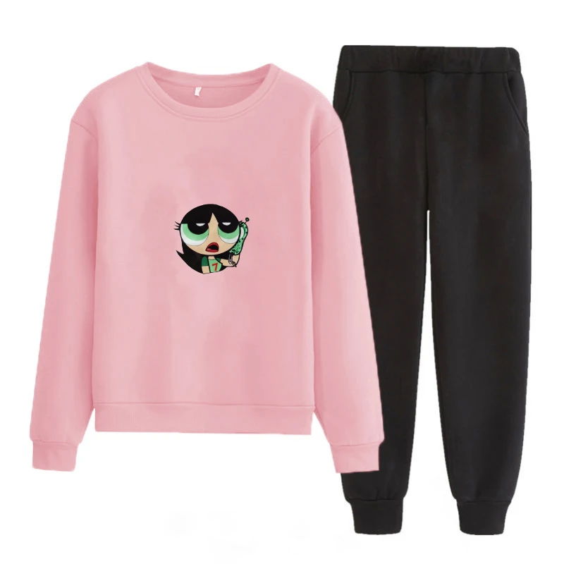 

Womens Elephant Hoodies Sweatshirt Suit Set Wear Autumn Winter Outerwear Sports wear womens Female tracksuit set Clothing 2020