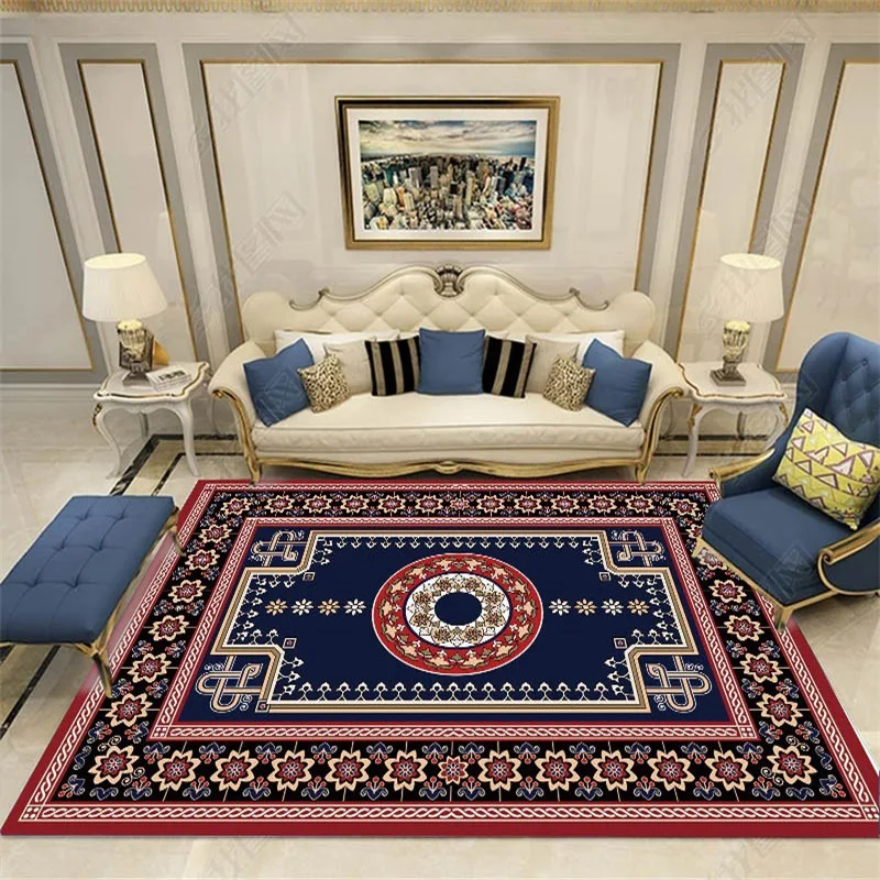 Европейский цветочный ковер Персия прикроватная тумбочка для спальни гостиная
