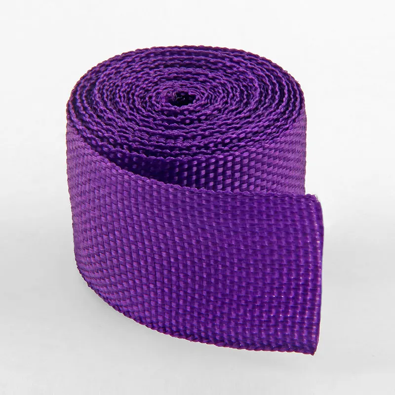 2 Deep purple 20mm 100 ярдов/партия 20 мм 15 цветов полипропиленовый ленточный ремень для рюкзака поводок ошейник и поводки DIY ремесло - Цвет: 2 Deep purple 20mm