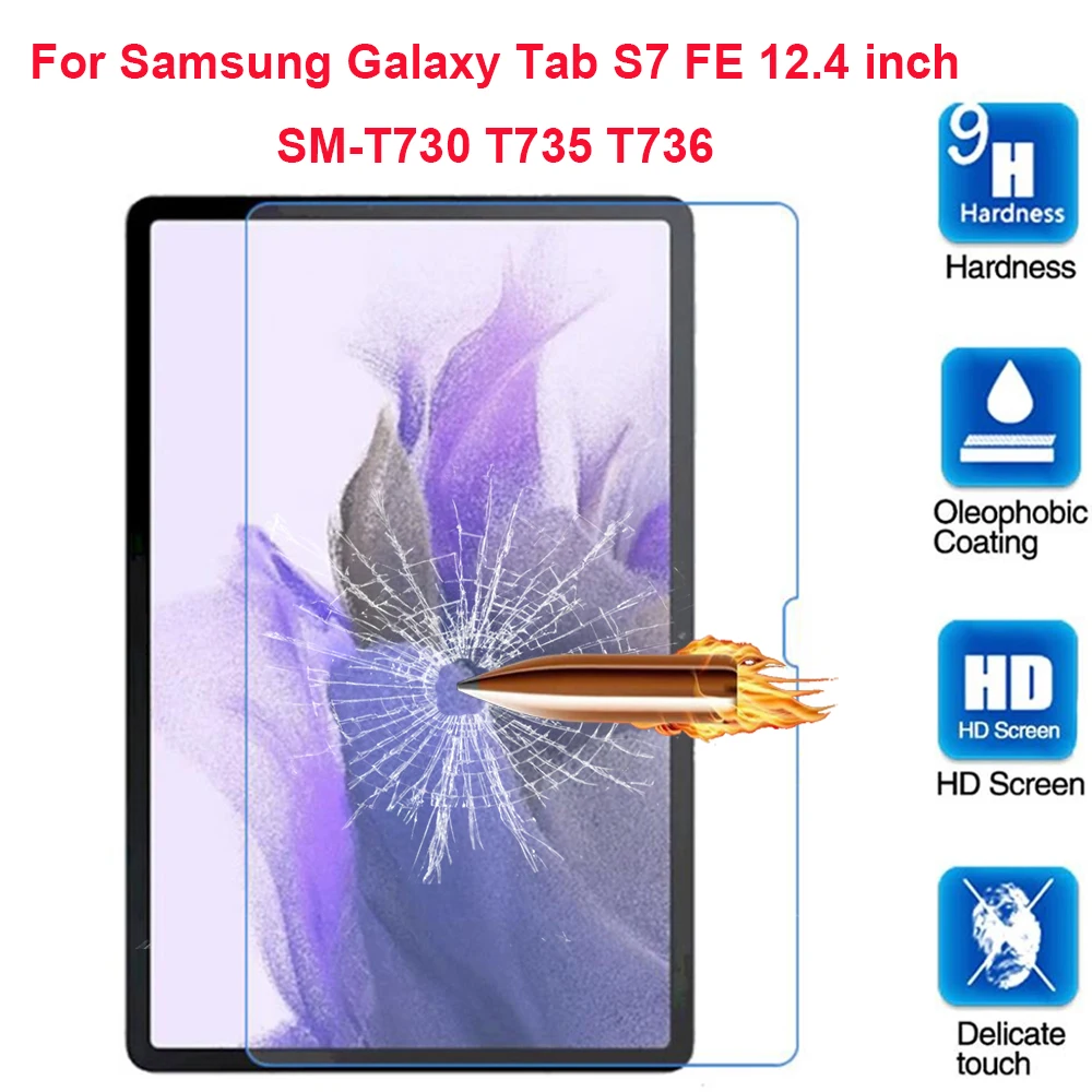 

Защитное стекло для Samsung galaxy tab S7 FE, SM-T730, SM-T736B, 12,4 дюйма