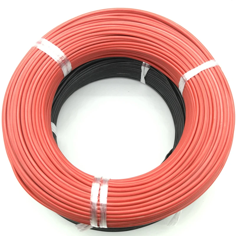 5meter Red or Black Silicone Wire 16AWG 18AWG 20AWG 22AWG 24AWG 26AWG 28AWG 30AWG Heatproof Soft Silica Gel Cable | Строительство и