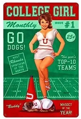 Металлический знак большая алюминиевая жестяная вывеска Студенческий