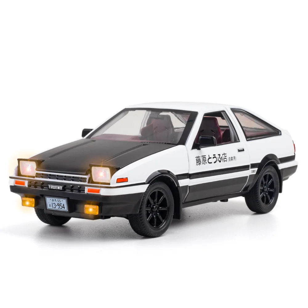 Модель автомобиля Initial D AE86 детская игрушка из сплава подарок для коллекции