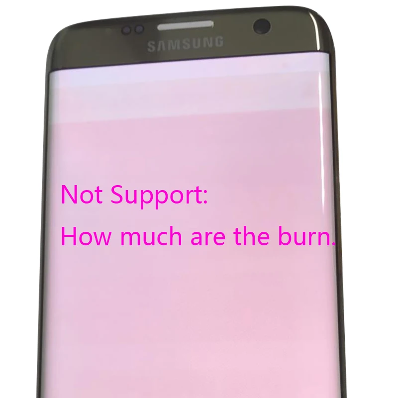 Сгорание тени для Samsung Glaxy S7 Edge G935F G935A G935FD ЖК-дисплей с сенсорным экраном