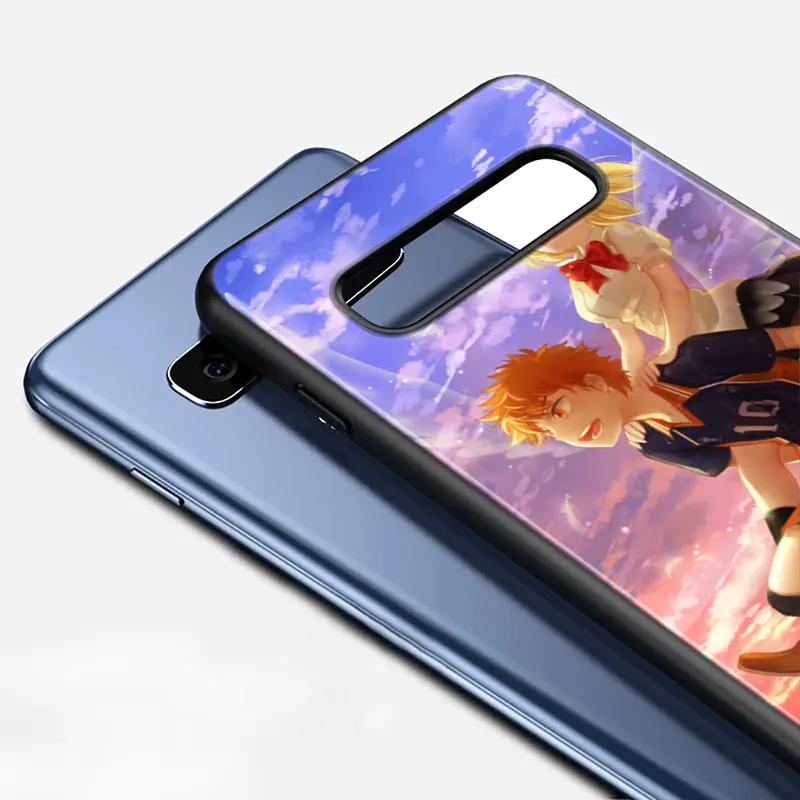 

Silicone Black Cover Hot Anime Volleyball Haikyuu for Samsung Galaxy Note 10 Pro 9 8 Plus S10 5G S9 S8 S7 Plus S6 Phone case