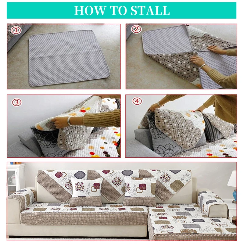 

Thicken Non-slip Sofa Towel Solid color Plush Sofa Cushion for Living Room Decor Couch Protective Cover Furniture Slipcovers Mat