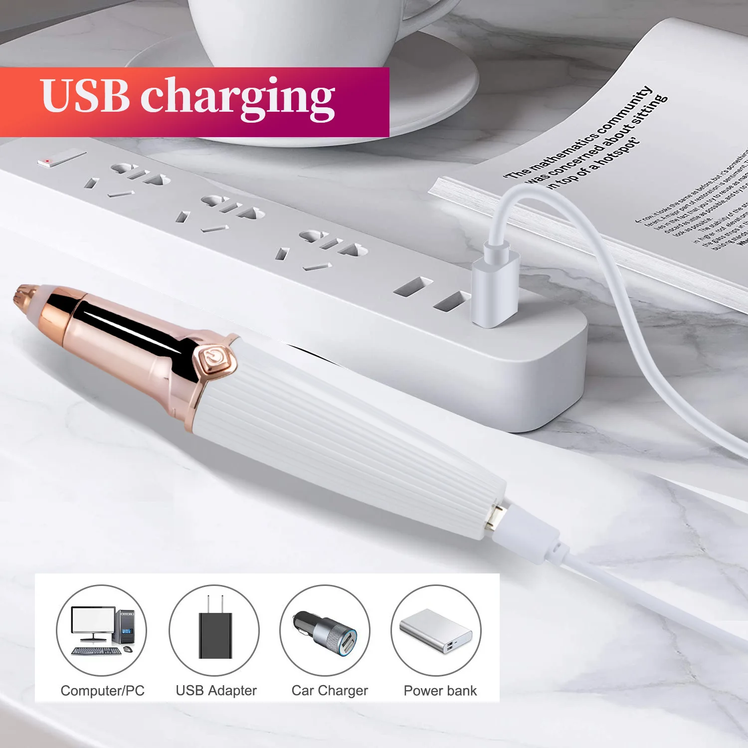 2 в 1 женский электрический триммер для волос | Бытовая техника