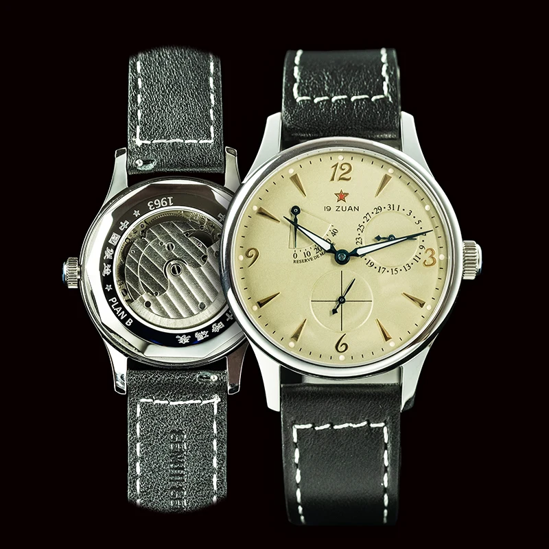 40 мм Мужские автоматические механические часы с хронографом календарь Сапфир