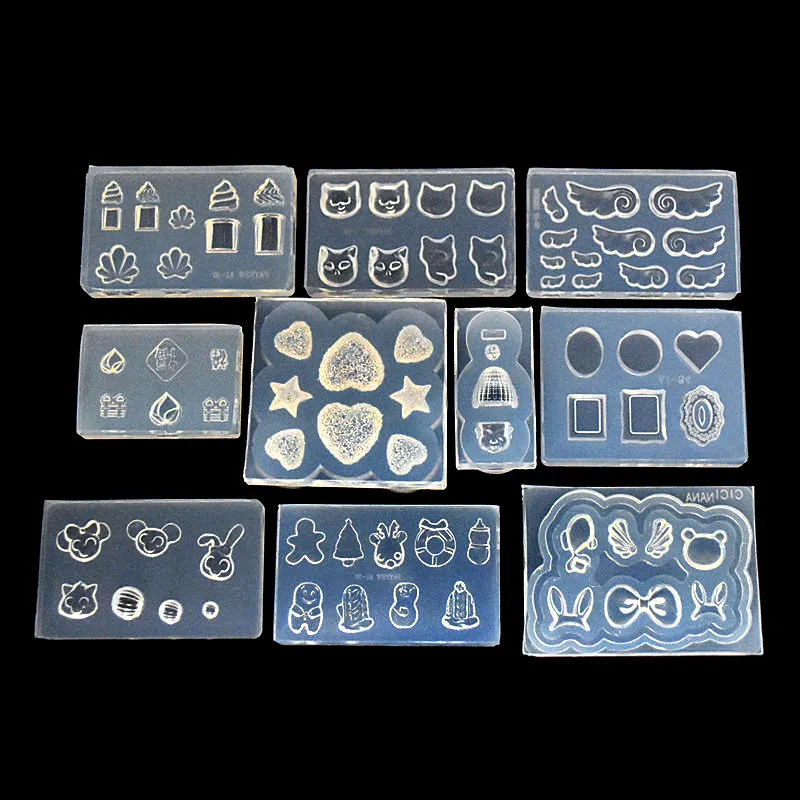 Крошечная силиконовая форма SNASAN имбирный хлеб снеговик крыло кукла сердце