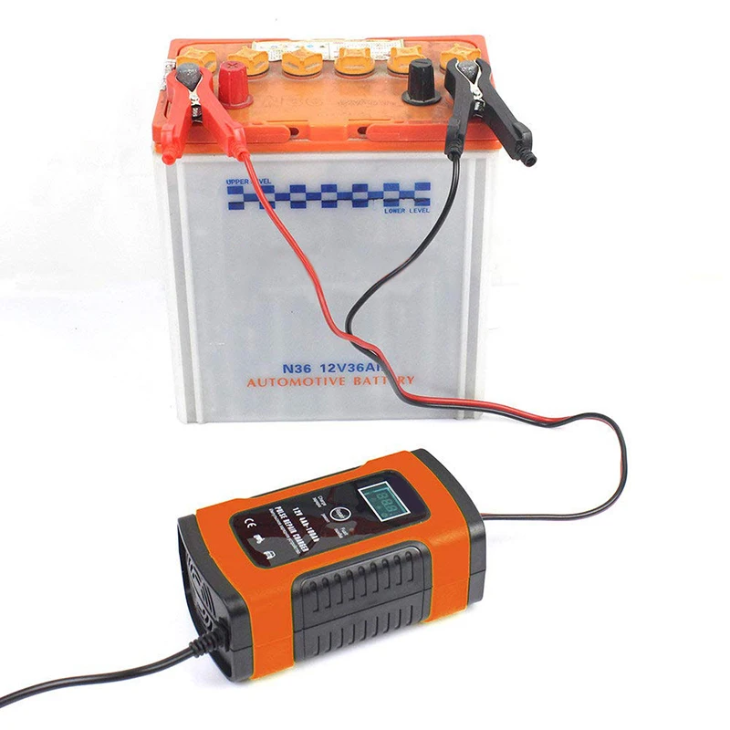 12V6A Motorcycle Car Battery Charger All Intelligent Universal Repair Type Lead Acid Storage |