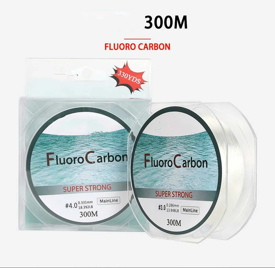 Леска 100 м 300 м 500 м супер мононити Fly 5-30LB прозрачный сильный фторуглеродный лидер все