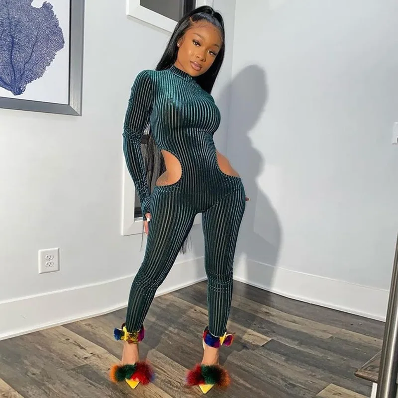 Уличная одежда открытый комбинезон с длинным рукавом боди для женщин весна 2020