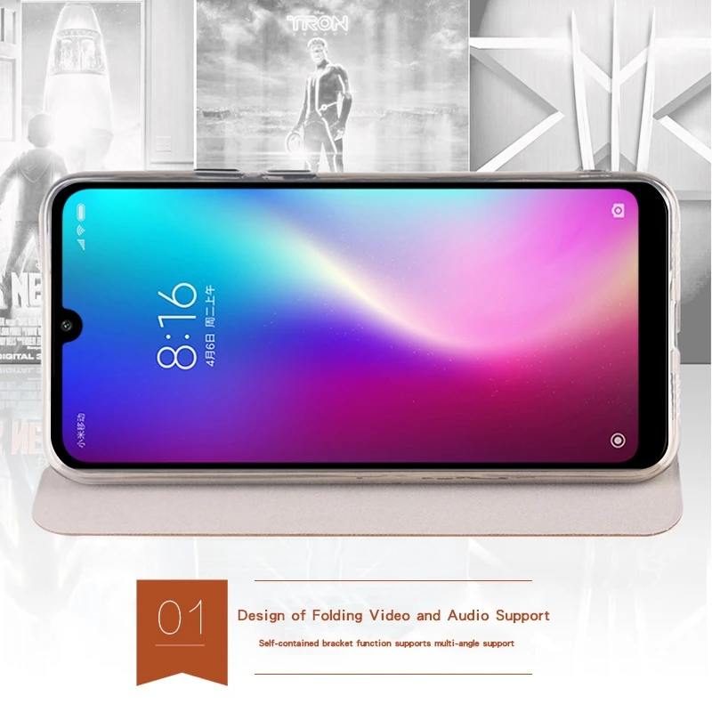 MOFI Rui Серия классический кожаный флип чехол для Xiaomi Redmi 7 Чехол бампер Телефон