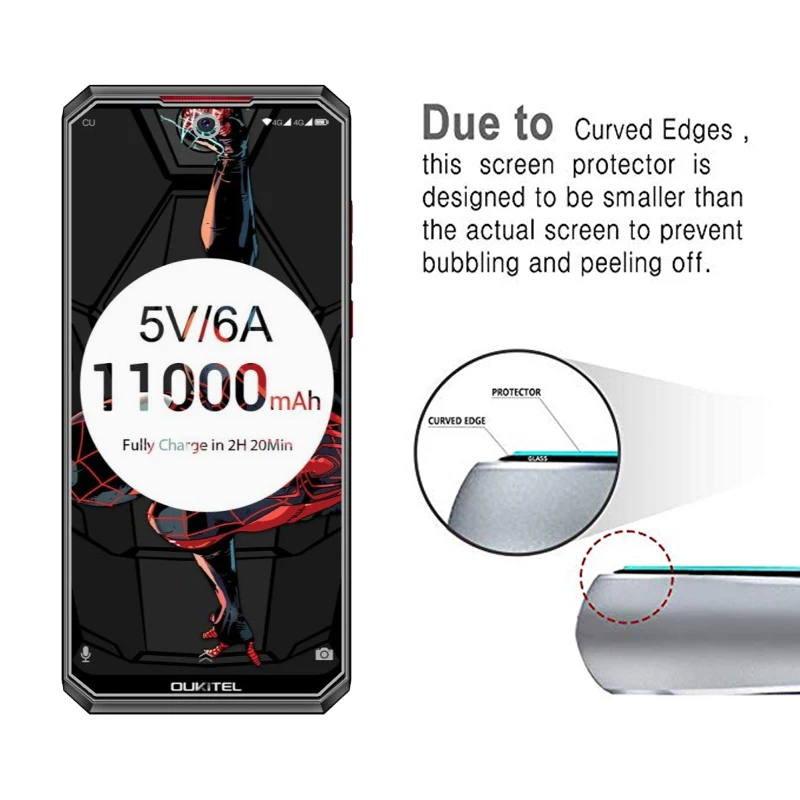 Закаленное стекло 9H для Oukitel K13 Pro защитная пленка на мобильный телефон Защитное 6