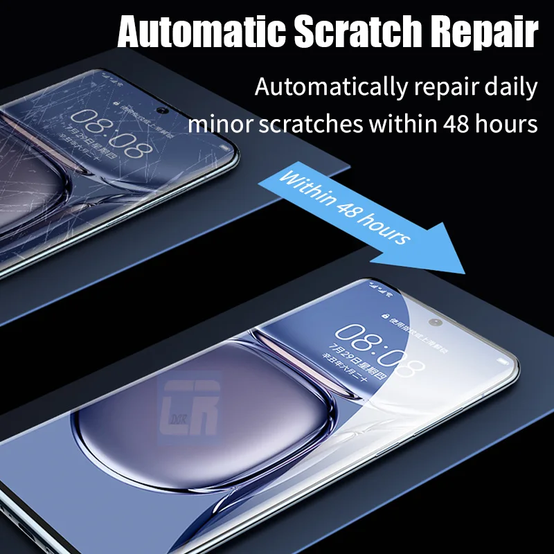 Гидрогелевая пленка с защитой от синего света Защитная для экрана Huawei P50 P40 P30 Pro P20