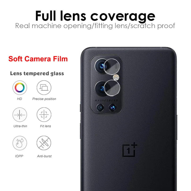 

Full Cover Protective Glass for OnePlus 9 Armor Glass OnePlus 8T Nord 7 7T Camera Film + Clear Glass on oneplus9 one-plus-9
