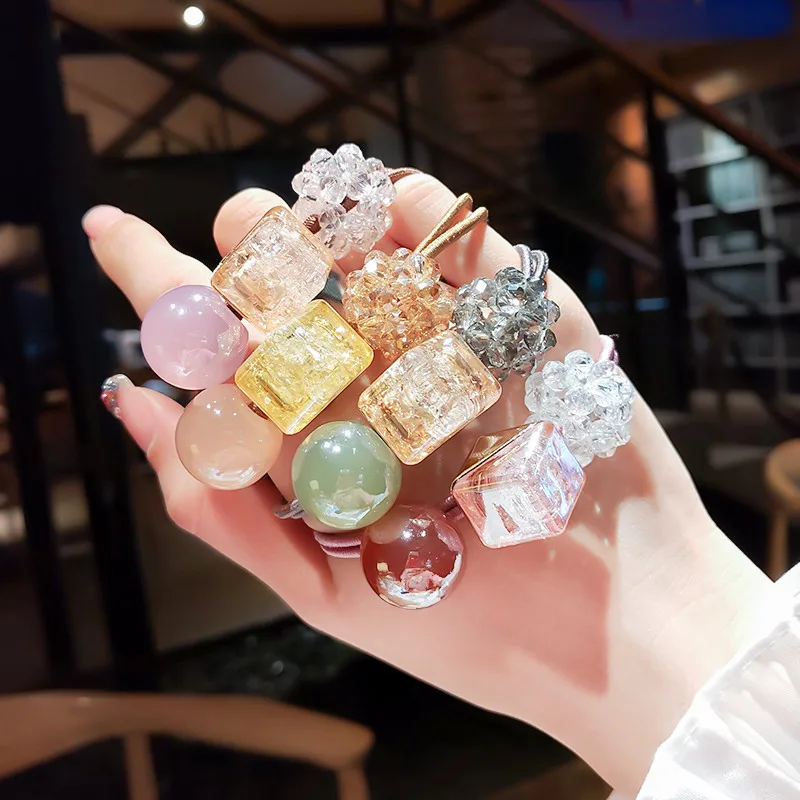 Новинка принцесса цветок цветной шар Дети Эластичный кристалл детские ленты для