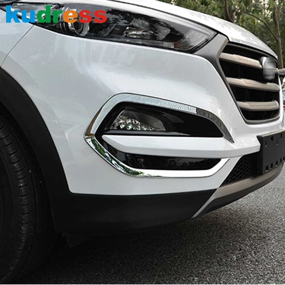 Накладка на переднюю противотуманную светильник для Hyundai Tucson 2015 2016 2017 2018 |