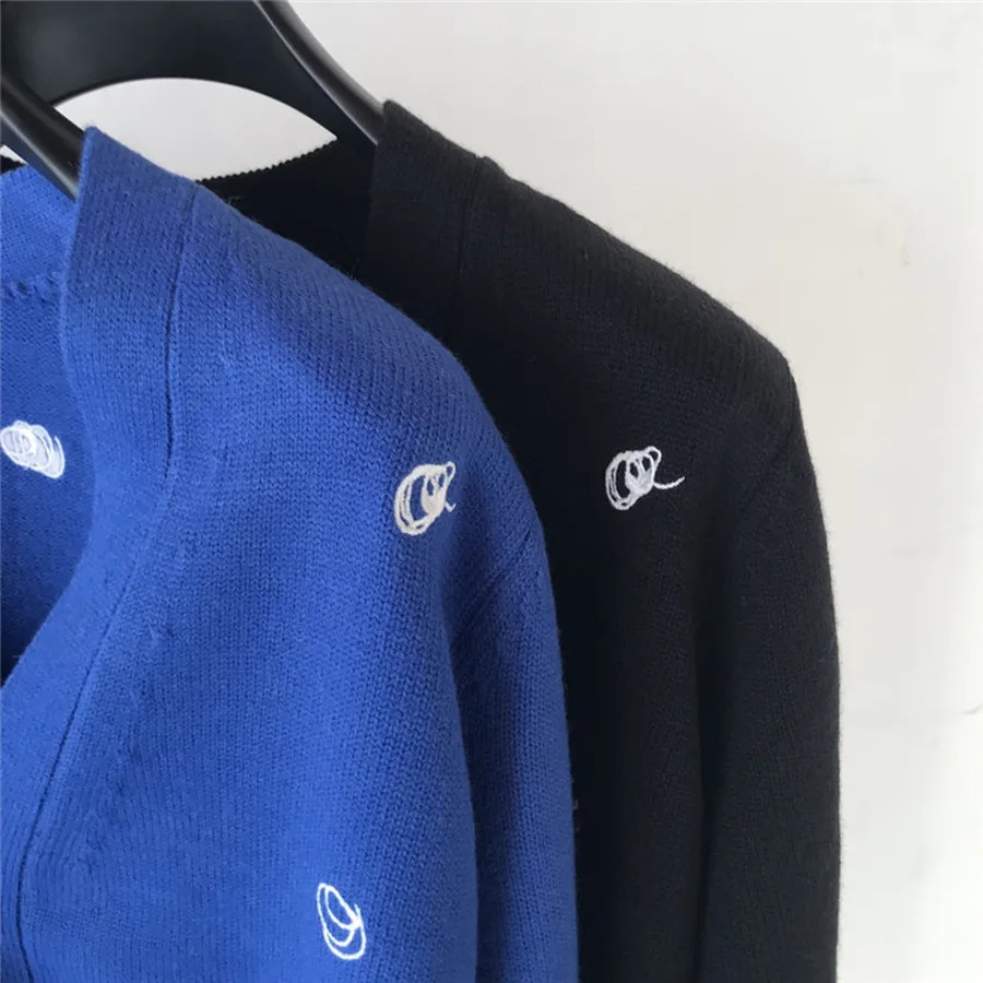 

ADER ERROR Cosmos Sweater Men Women 3D Vortex Embroidered Logo Adererror Sweaters High Quality Knit Ader Cardigans