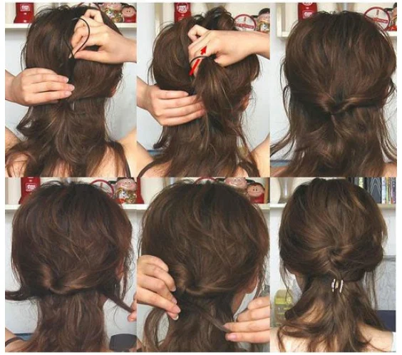 2 шт конский хвост создатель пластиковые петли Инструменты для укладки Девушки