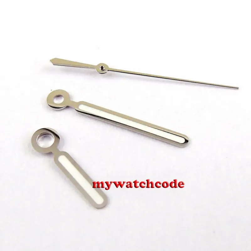 

silver SUPER LUME white watch hands for Miyota 8205 8215 821A mingzhu 2813 3804 movement