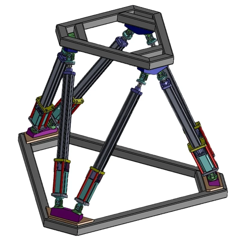 

Высокоточный сервоцилиндр 220 В переменного тока, быстрый 500 мм/секция, линейный привод для подъемной платформы 6 ДФ Стюарт