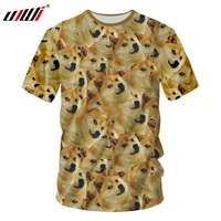 ujwi animal tshirts men 3d full print dog meme t shirt male hip hop streetwear short sleeve round neck tee shirts harajuku 5xl