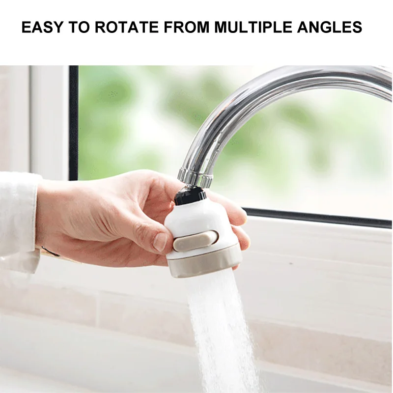 

360 Degree Rotatable Kitchen Faucet Aerator Spray Head Water Tap Filter Diffuser 3 Modes Adjustable Kitchen Tap Nozzle