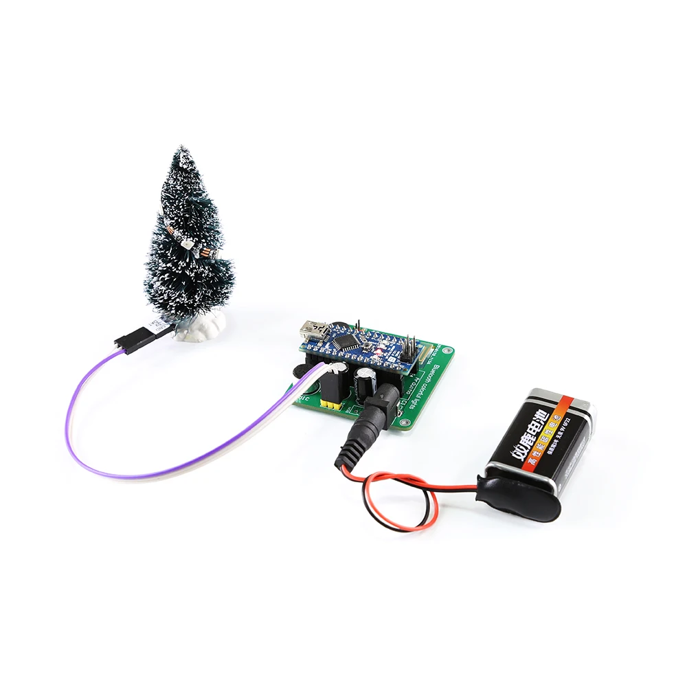 Подарок на рождественскую елку Arduino DIY пульт дистанционного управления WS2812 с