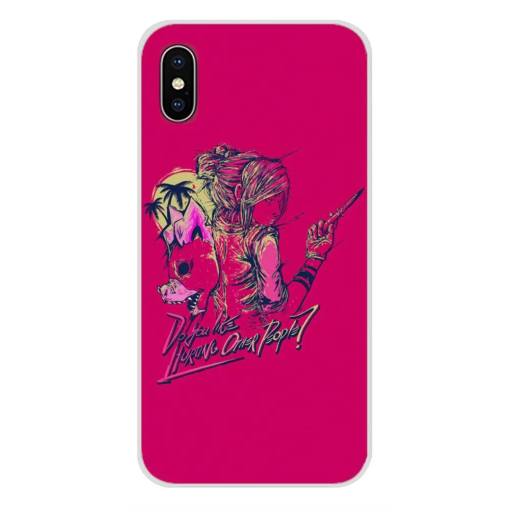 Аксессуары чехлы для телефонов Hotline Miami Samsung Galaxy S3 S4 S5 Mini S6 S7 Edge S8 S9 S10 Lite Plus Note 4 5 8 9 |