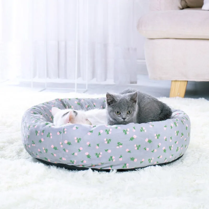 Pet Bed Cat Play Tent Toy Mobile Activity Playing Bed Cat Bed Pad Blanket House Pet Furniture House With Ball Outdoor