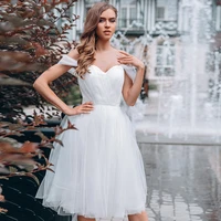 latest on sale simple homecoming dresses white short cocktail gowns off shoulder strapless party dresses sweetheart knee length