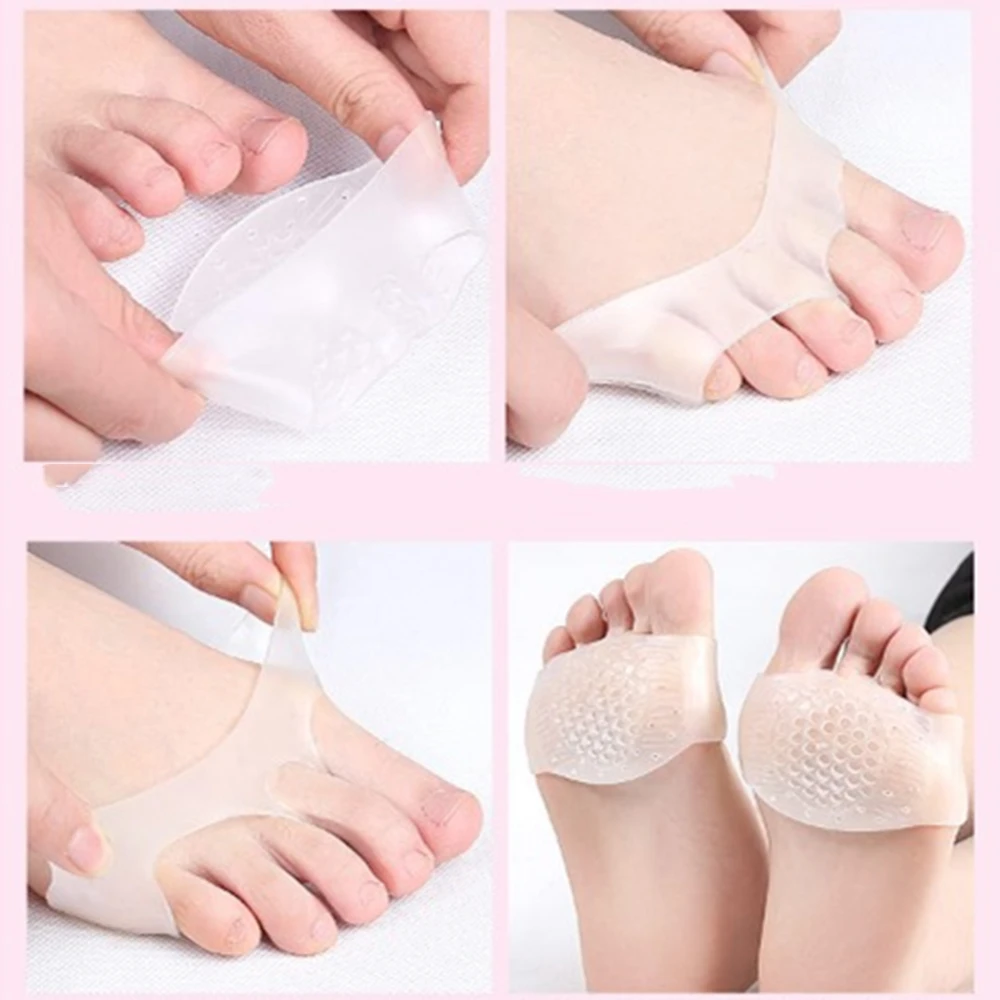 1 пара силиконовых гелевых мягких стелек для ног Сотовые стельки на высоком