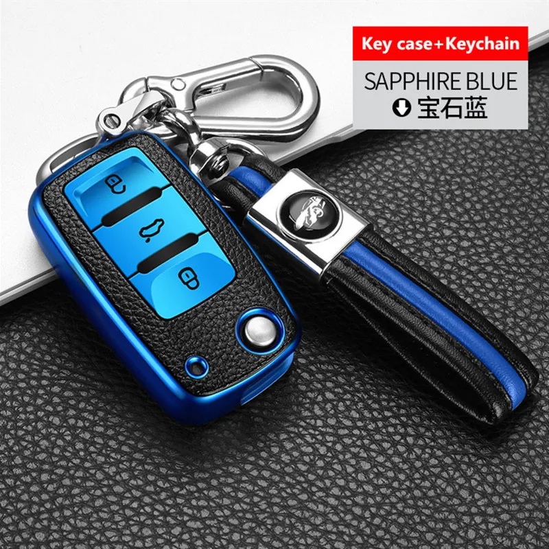 Автомобильный ключ чехол для volkswagen vw magotan b8 поло 9n Гольф 4 3 6 5 6r 7 mk7 mk4 passat b5 b6 b7 touran