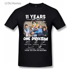 Винтажные мужские и женские смешные футболки One Direction 11 лет 2010-2021 с надписью, смешные футболки с возвратом назад, веселый подарок