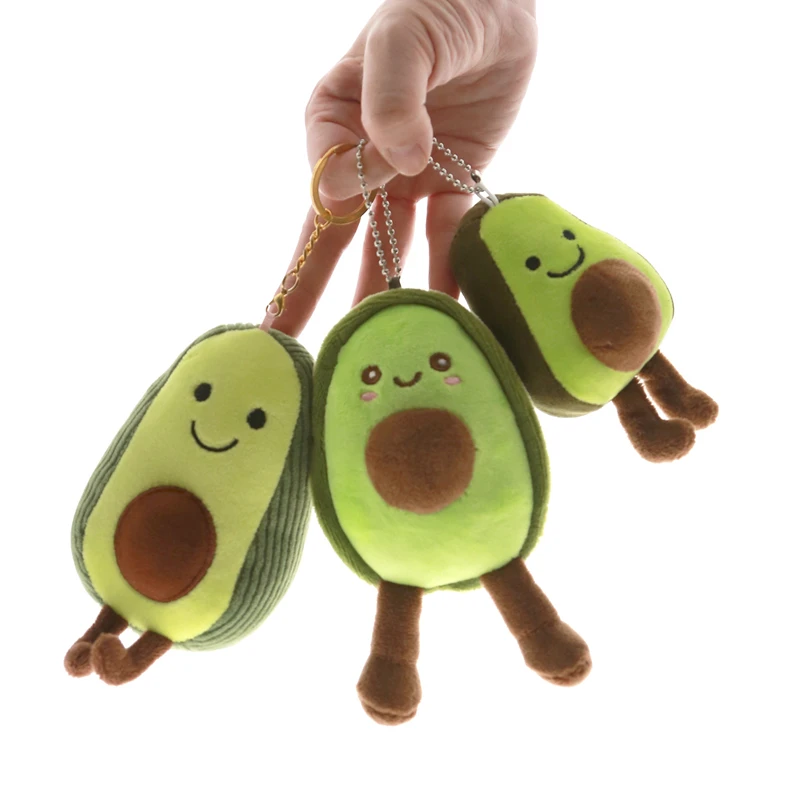15 см каваи авокадо брелок кулон плюшевые игрушечные фрукты чучела кукла пищевая