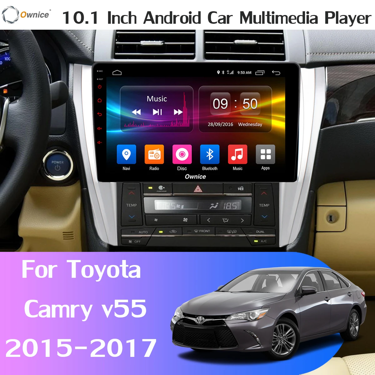 Автомобильный мультимедийный плеер 360 ° панорамный Android 9 0 4 64G GPS навигация Радио